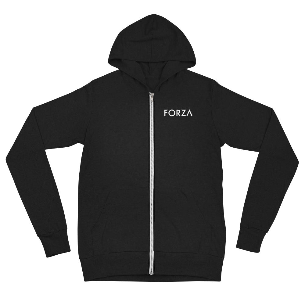 Forza rosace (rose-a-chi) Unisex zip hoodie
